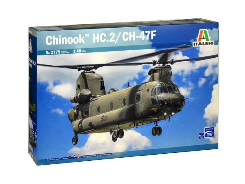 CHINOOK HC.2 CH-47F (1:48) Italeri 2779 - CHINOOK HC.2 CH-47F