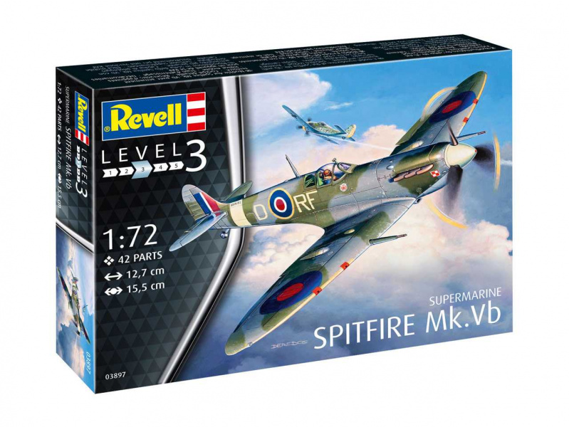 Supermarine Spitfire Mk. Vb (1:72) Revell 03897 - Supermarine Spitfire Mk. Vb