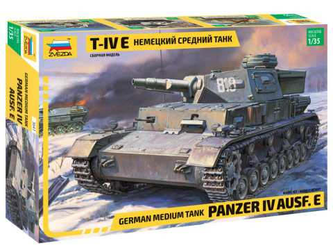 Panzer IV Ausf.E (1:35) Zvezda 3641 - Panzer IV Ausf.E