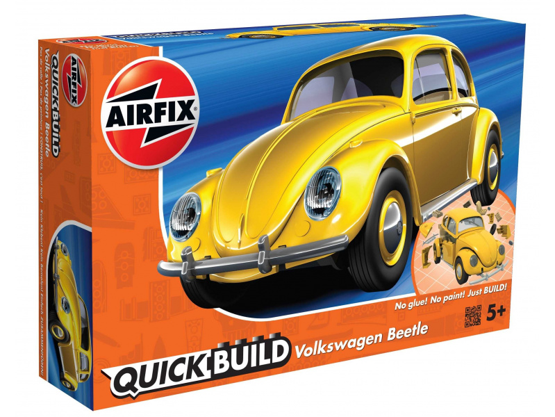 VW Beetle - žlutá Airfix J6023 - VW Beetle - žlutá