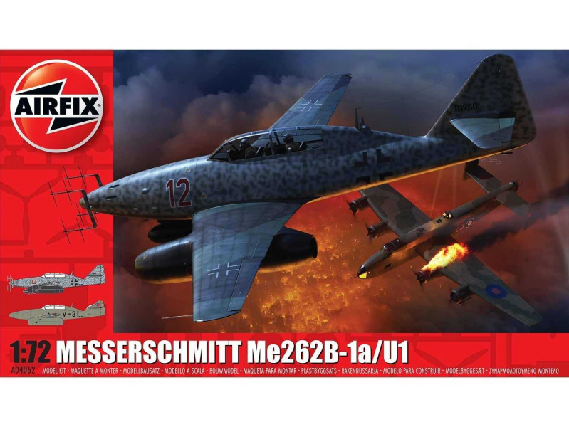 Messerschmitt Me262B-1a (1:72) Airfix A04062 - Messerschmitt Me262B-1a