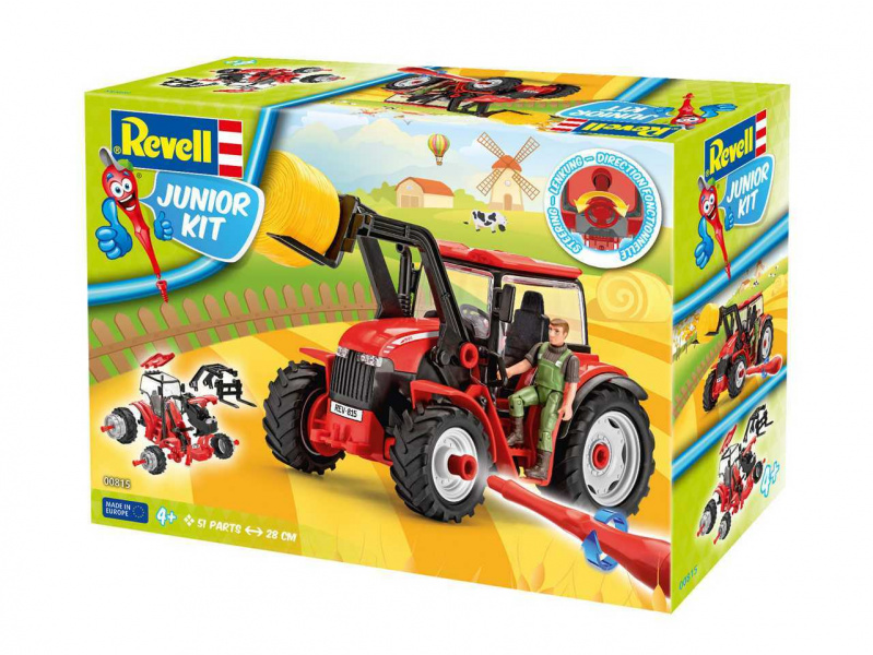 Tractor with loader incl. figure (1:20) Revell 00815 - Tractor with loader incl. figure