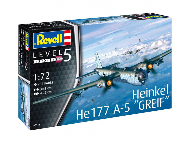 Heinkel He177 A-5 Greif (1:72) Revell 03913 - Heinkel He177 A-5 Greif