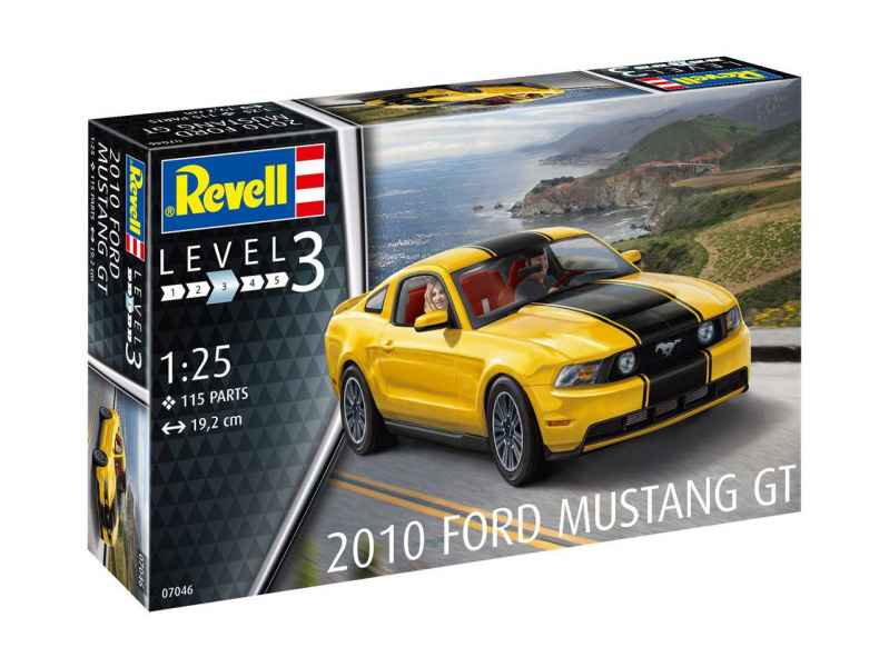 2010 Ford Mustang GT (1:25) Revell 07046 - 2010 Ford Mustang GT