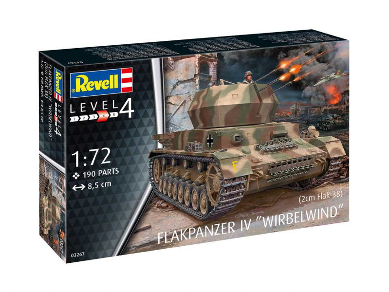 Flakpanzer IV Wirbelwind (2 cm Flak 38) (1:72) Revell 03267 - Flakpanzer IV Wirbelwind (2 cm Flak 38)