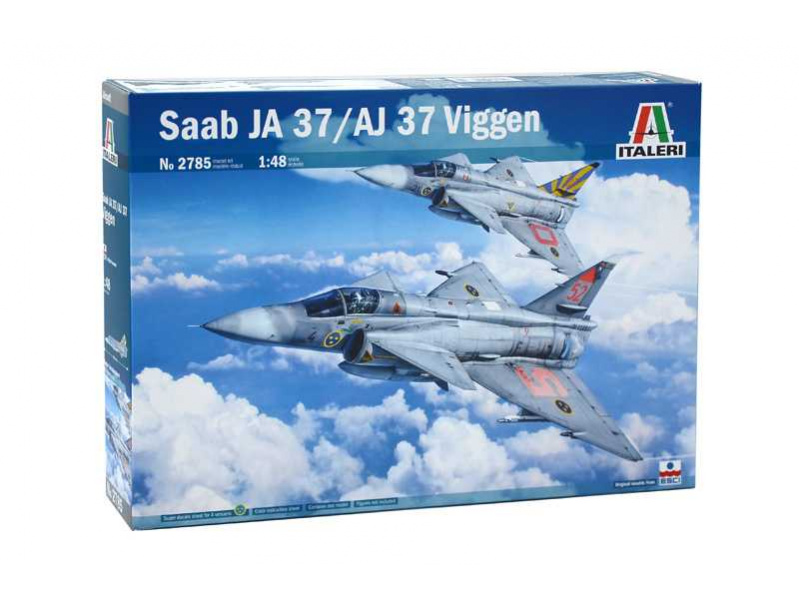 Model Kit letadlo 2785 -SAAB JA 37/AJ 37 VIGGEN (1:48)(1:48) Italeri 2785 - Model Kit letadlo 2785 -SAAB JA 37/AJ 37 VIGGEN (1:48)