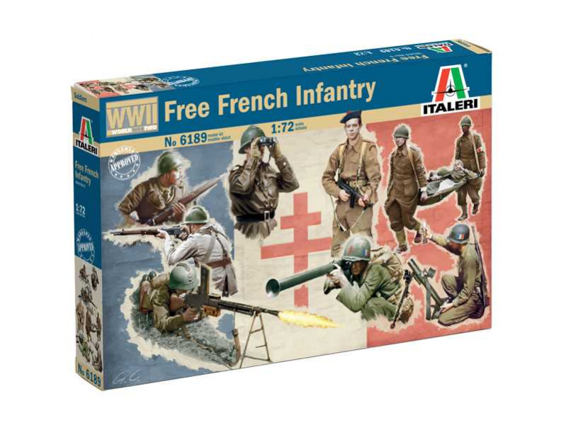 WWII - Free French Infantry (1:72) Italeri 6189 - WWII - Free French Infantry