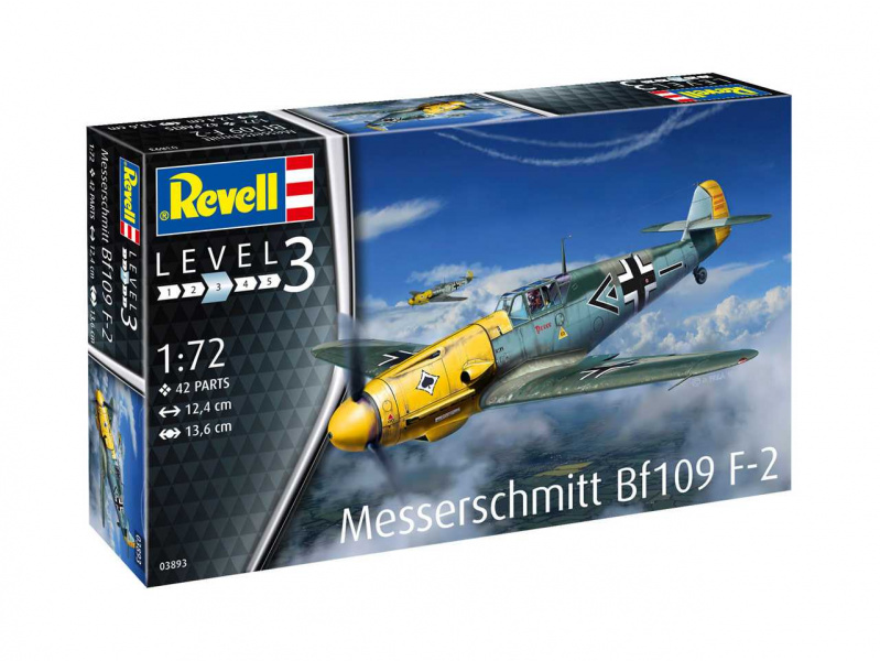Messerschmitt Bf109 F-2 (1:72) Revell 03893 - Messerschmitt Bf109 F-2