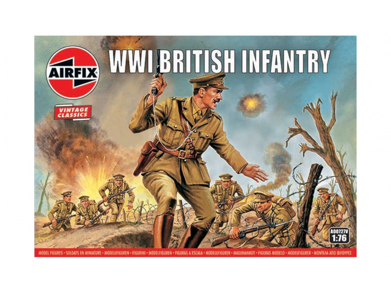 WW1 British Infantry (1:76) Airfix A00727V - WW1 British Infantry