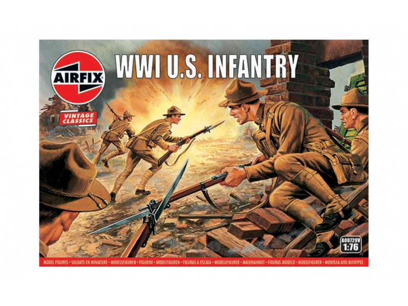 WW1 U.S Infantry‬‬‬ (1:76) Airfix A00729V - WW1 U.S Infantry‬‬‬