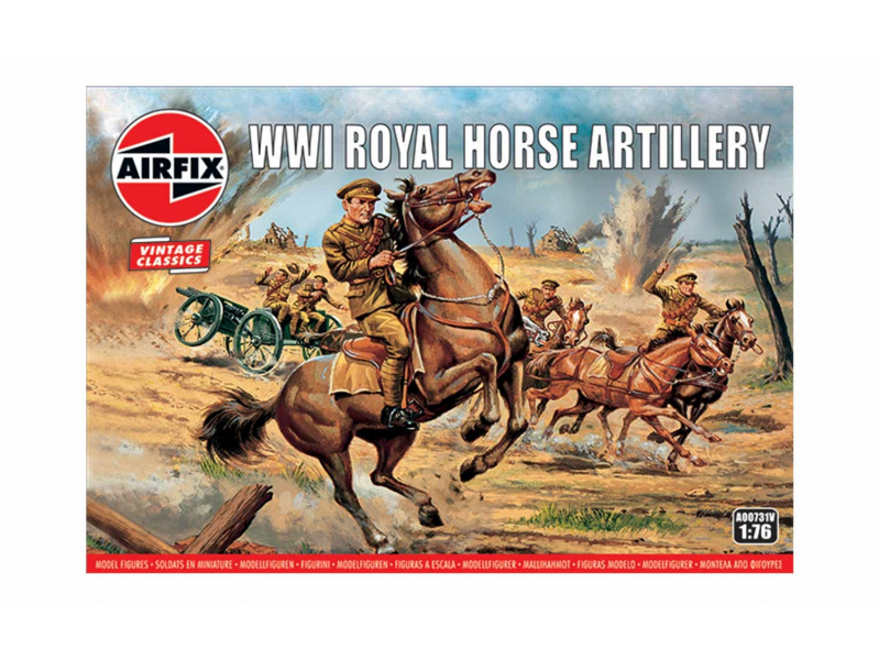 WW1 Royal Horse Artillery (1:76) Airfix A00731V - WW1 Royal Horse Artillery