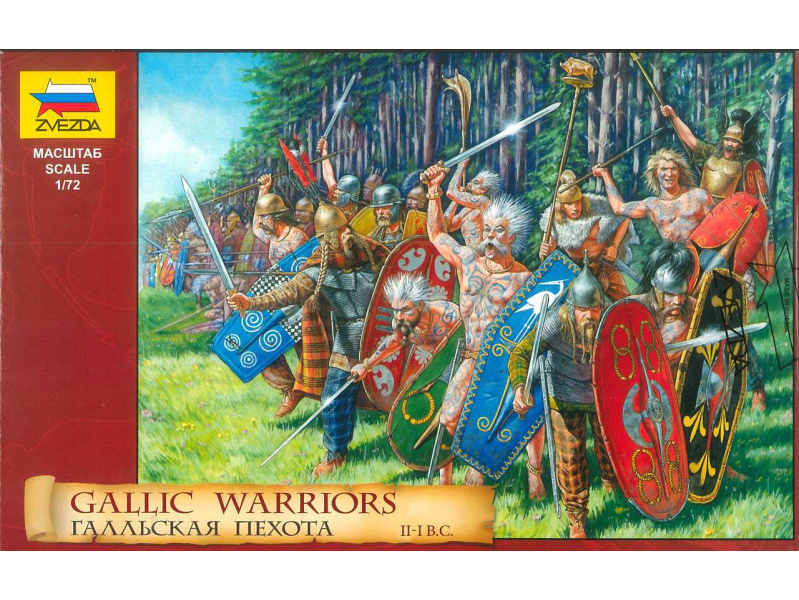 Gallic Warriors (1:72) Zvezda 8012 - Gallic Warriors