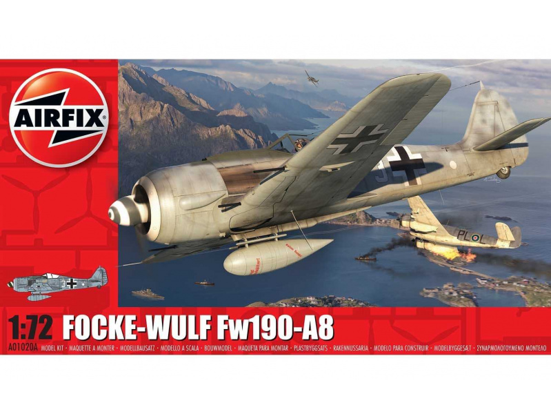 Focke-Wulf FW190A-8 (1:72) Airfix A01020A - Focke-Wulf FW190A-8