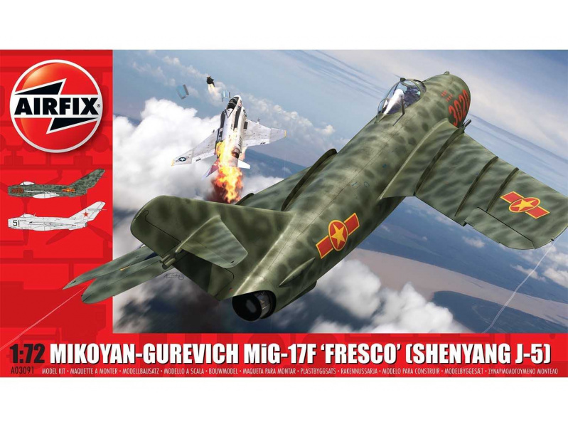 Mikoyan-Gurevich MiG-17F 'Fresco' (1:72) Airfix A03091 - Mikoyan-Gurevich MiG-17F 'Fresco'
