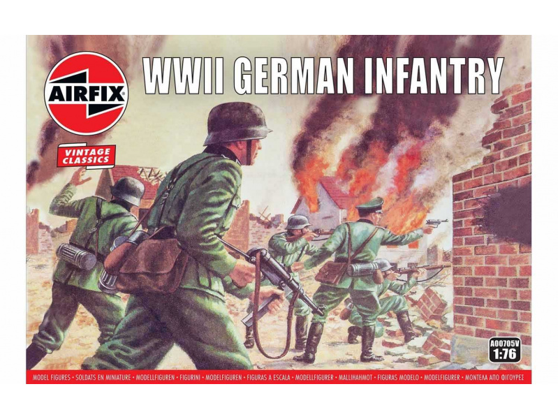 WWII German Infantry (1:76) Airfix A00705V - WWII German Infantry