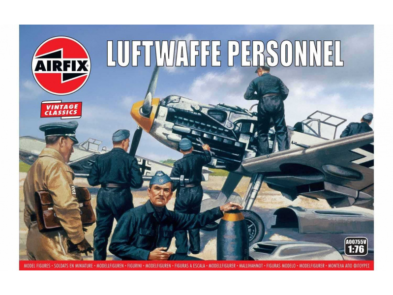 Luftwaffe Personnel (1:76) Airfix A00755V - Luftwaffe Personnel