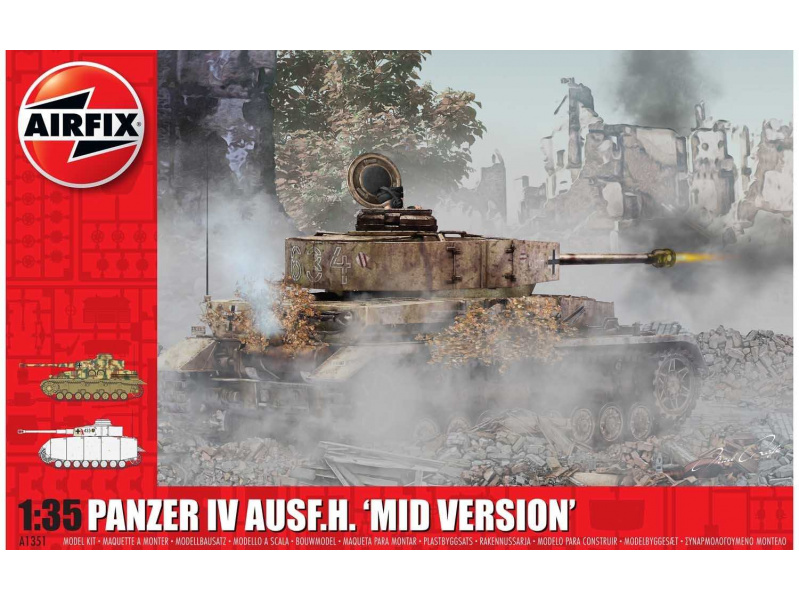 Panzer IV Ausf.H, Mid Version (1:35) Airfix A1351 - Panzer IV Ausf.H, Mid Version
