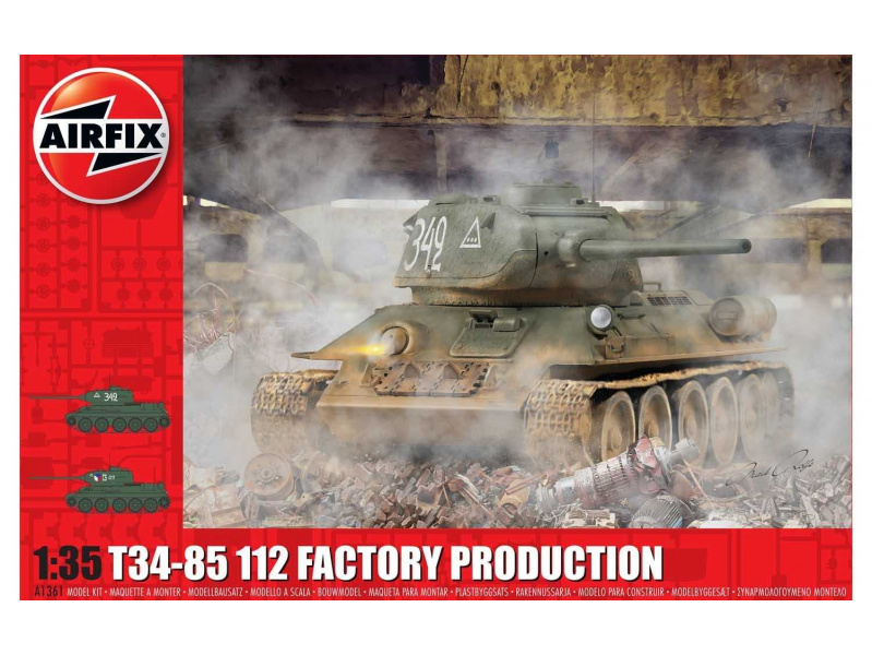 T34/85 112 Factory Production (1:35) Airfix A1361 - T34/85 112 Factory Production