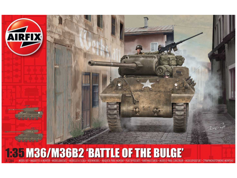 M36/M36B2 "Battle of the Bulge" (1:35) Airfix A1366 - M36/M36B2 "Battle of the Bulge"
