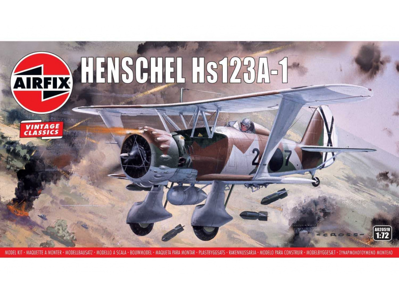 Henschel Hs123A-1 (1:72) Airfix A02051V - Henschel Hs123A-1