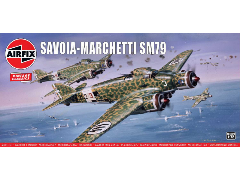 Savoia-Marchetti SM79 (1:72) Airfix A04007V - Savoia-Marchetti SM79