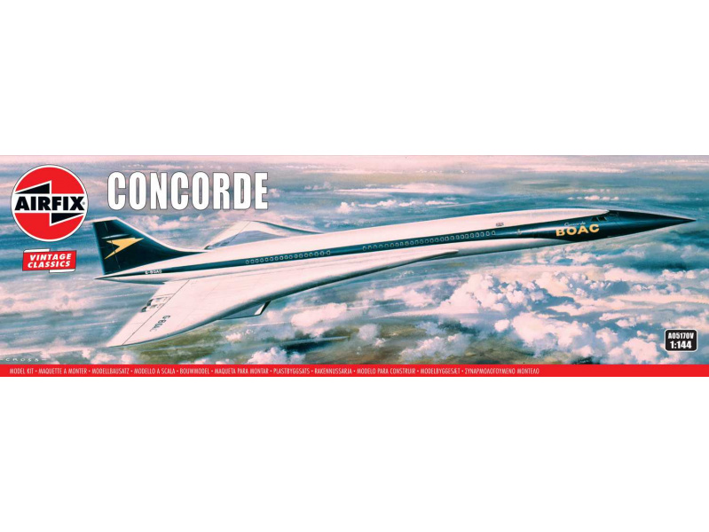 Concorde Prototype (BOAC) (1:144) Airfix A05170V - Concorde Prototype (BOAC)