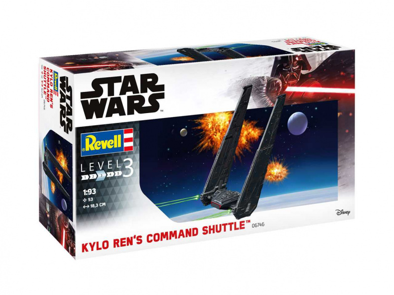 Kylo Ren's Command Shuttle (1:93) Revell 06746 - Kylo Ren's Command Shuttle