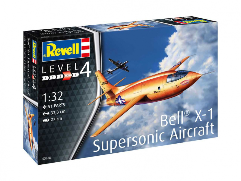 Bell X-1 Supersonic Aircraft (1:32) Revell 03888 - Bell X-1 Supersonic Aircraft