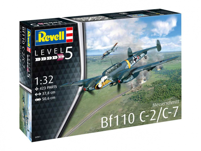 Messerschmitt Bf110 C-2/C-7 (1:32) Revell 04961 - Messerschmitt Bf110 C-2/C-7