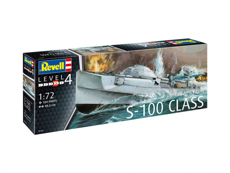 German Fast Attack Craft S-100 CLASS (1:72) Revell 05162 - German Fast Attack Craft S-100 CLASS