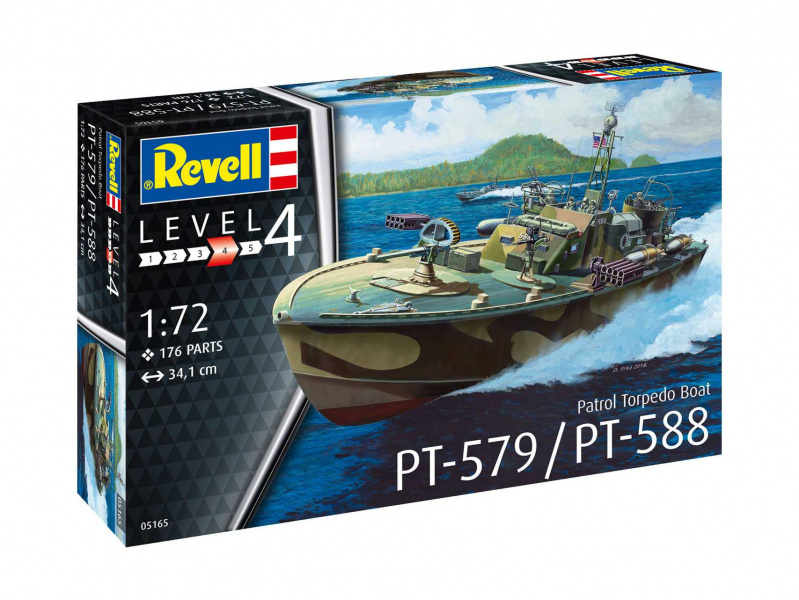 Patrol Torpedo Boat PT-588/PT-579 (1:72) Revell 05165 - Patrol Torpedo Boat PT-588/PT-579
