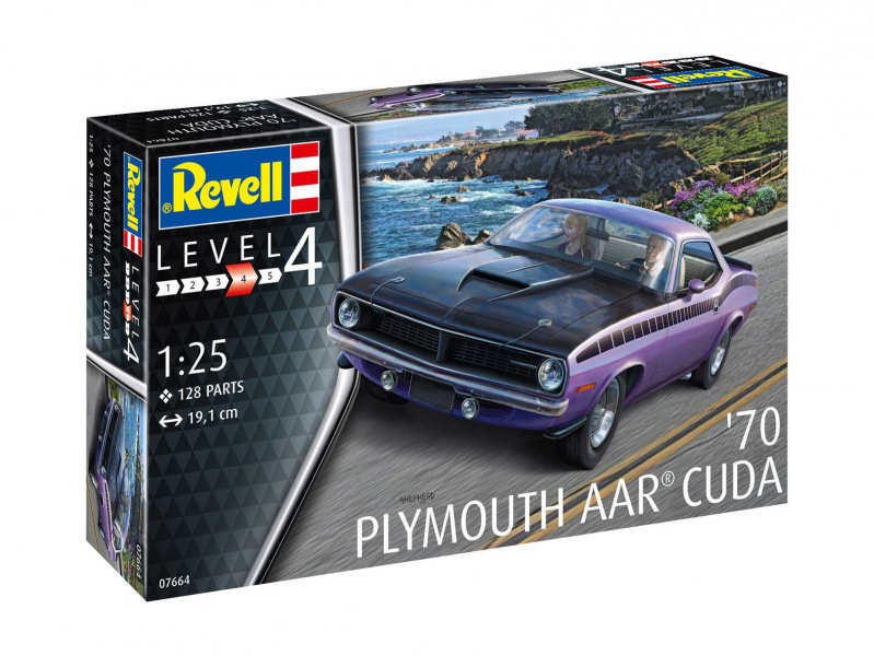 '70 Plymouth AAR Cuda (1:25) Revell 07664 - '70 Plymouth AAR Cuda