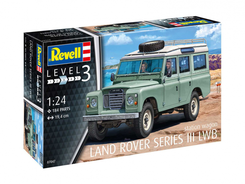 Land Rover Series III (1:24) Revell 07047 - Land Rover Series III