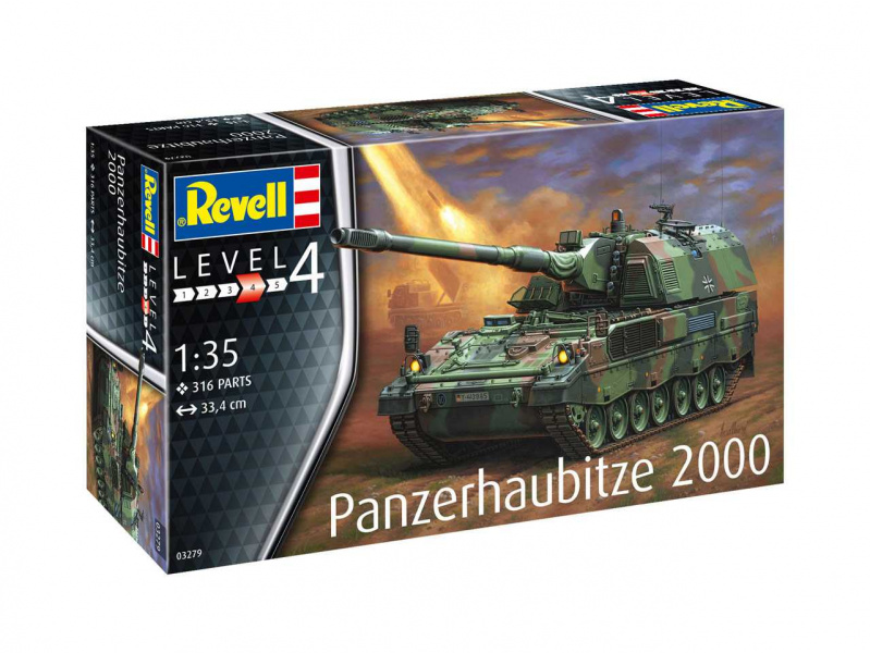 Panzerhaubitze 2000 (1:35) Revell 03279 - Panzerhaubitze 2000