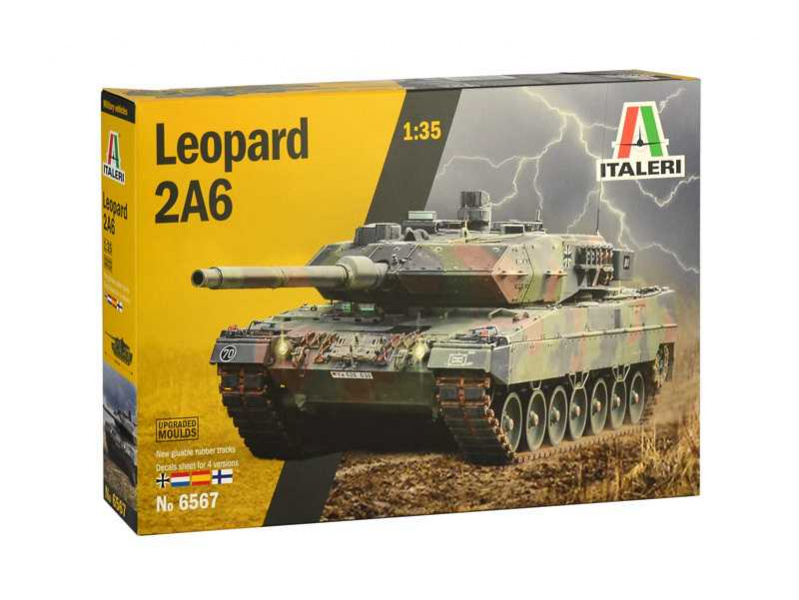 Leopard 2A6 (1:35) Italeri 6567 - Leopard 2A6