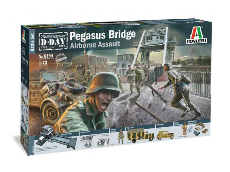 Pegasus Bridge Airborne Assault (1:72) Italeri 6194 - Pegasus Bridge Airborne Assault