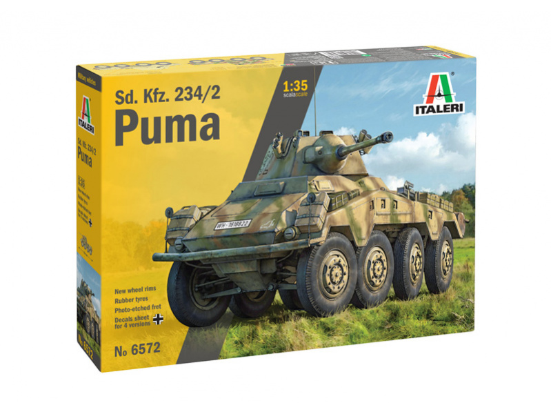 Sd. Kfz.234/2 Puma (1:35) Italeri 6572 - Sd. Kfz.234/2 Puma