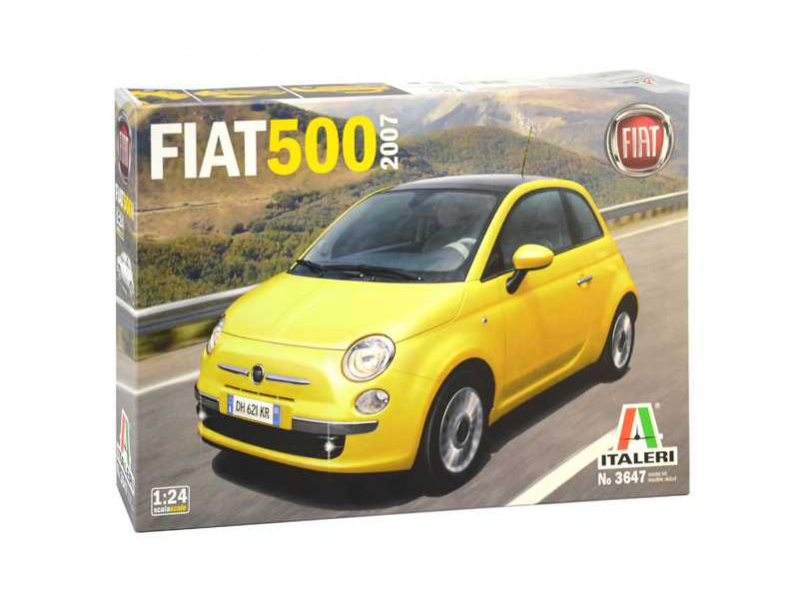 Fiat 500 (2007) (1:24) Italeri 3647 - Fiat 500 (2007)