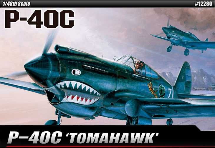 P-40C (1:48) Academy 12280 - P-40C