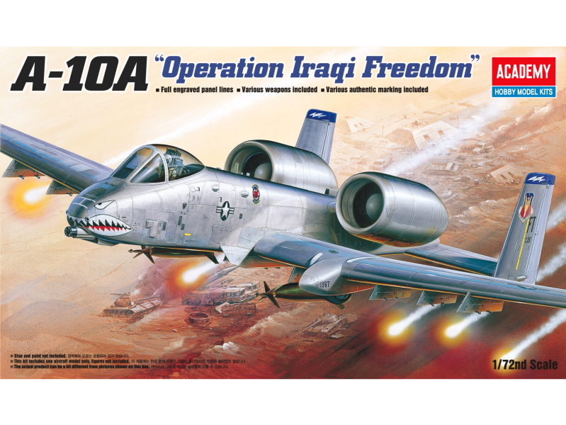 A-10A "OPERATION IRAQI FREECOM" (1:72) Academy 12402 - A-10A "OPERATION IRAQI FREECOM"