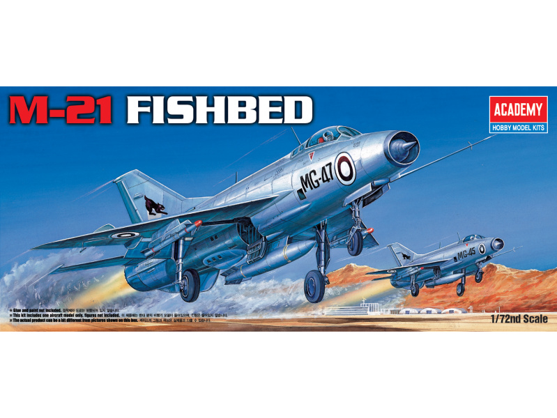 M-21 FISHBED (1:72) Academy 12442 - M-21 FISHBED