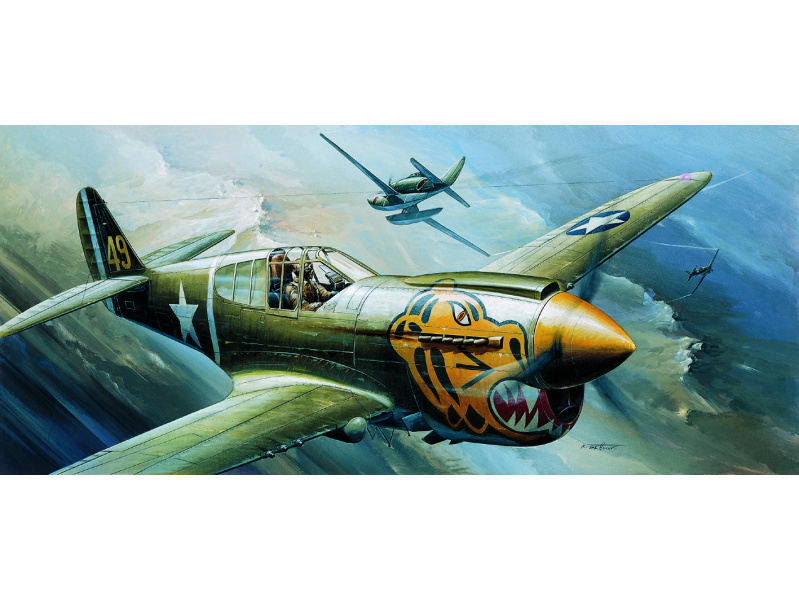 P-40E (1:72) Academy 12468 - P-40E