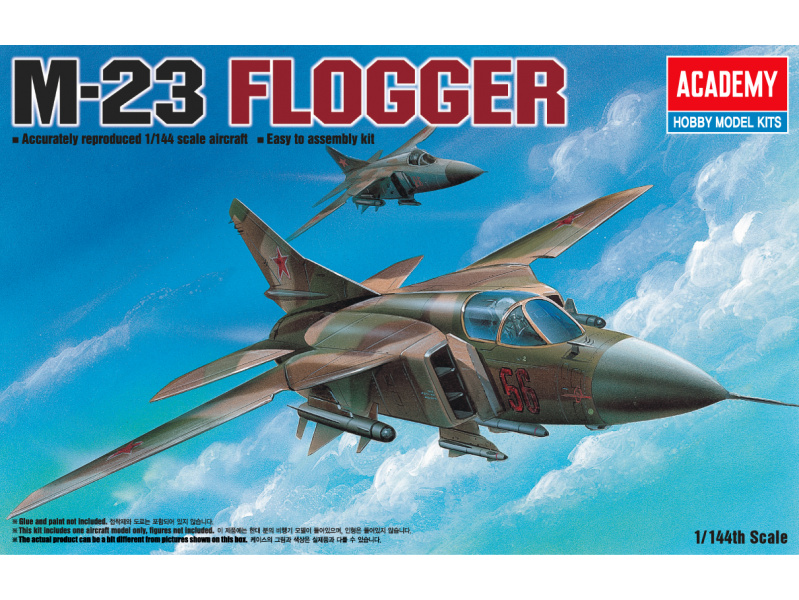 MiG-23 FLOGGER (1:144) Academy 12614 - M-23 FLOGGER