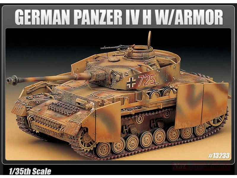 GERMAN PANZER IV H W/ARMOR (1:35) Academy 13233 - GERMAN PANZER IV H W/ARMOR