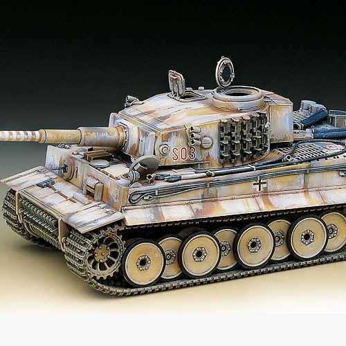 TIGER-I WWII TANK "EARLY-EXTERIOR MODEL" (1:35) Academy 13264 - TIGER-I WWII TANK "EARLY-EXTERIOR MODEL"