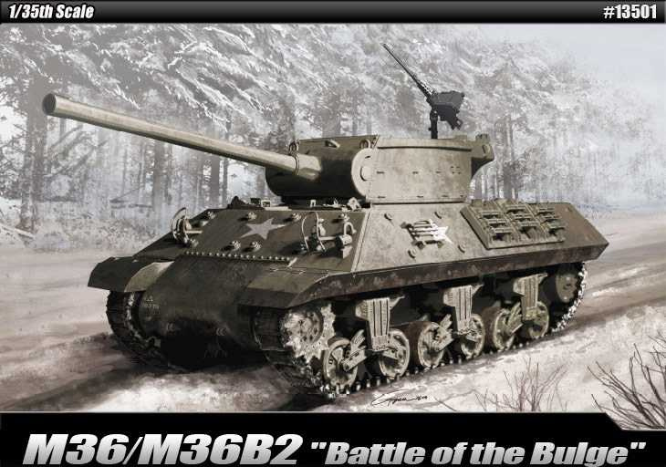 M36/M36B2 "Battle of the Bulge" (1:35) Academy 13501 - M36/M36B2 "Battle of the Bulge"