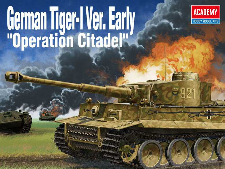 German Tiger-I Ver. EARLY "Operation Citadel" (1:35) Academy 13509 - German Tiger-I Ver. EARLY "Operation Citadel"