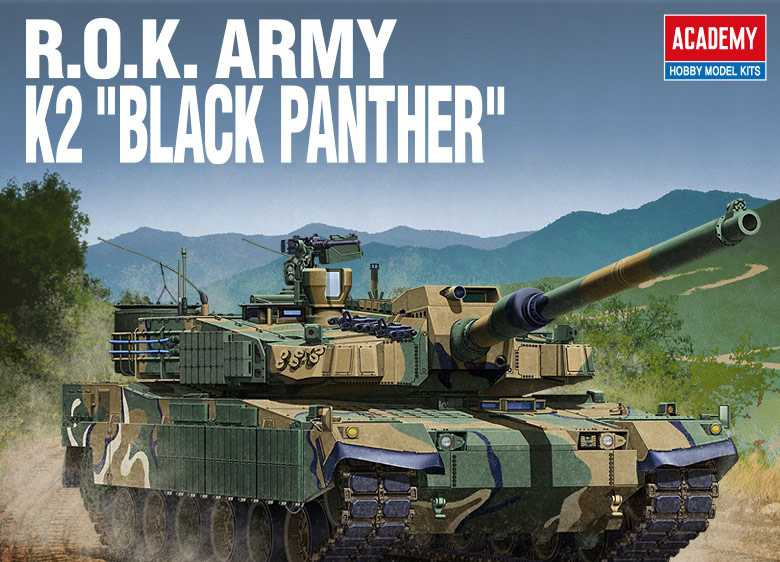 ROK ARMY K2 BLACK PANTHER (1:35) Academy 13511 - ROK ARMY K2 BLACK PANTHER