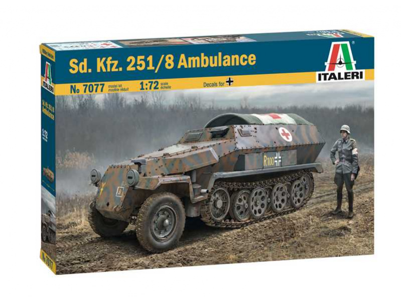 Sd.Kfz. 251/8 Ambulance (1:72) Italeri 7077 - Sd.Kfz. 251/8 Ambulance