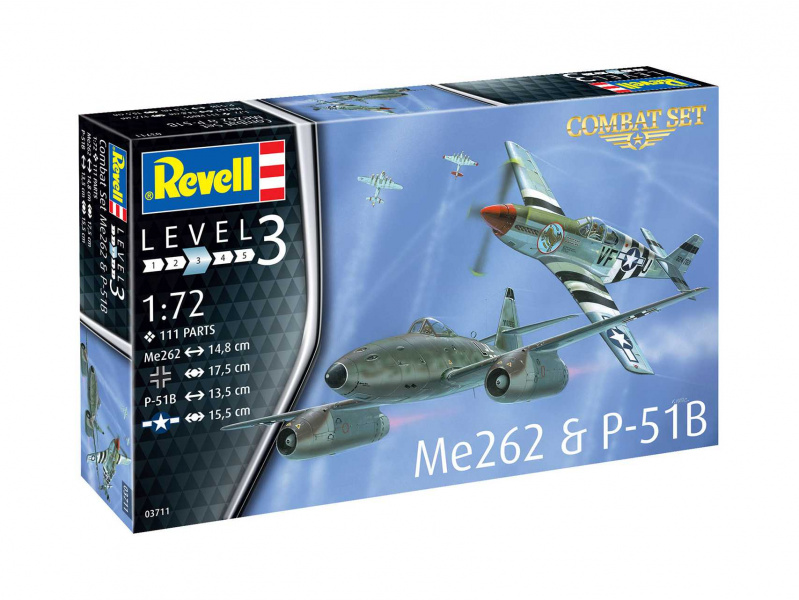 Me262 & P-51B (1:72) Revell 03711 - Me262 & P-51B